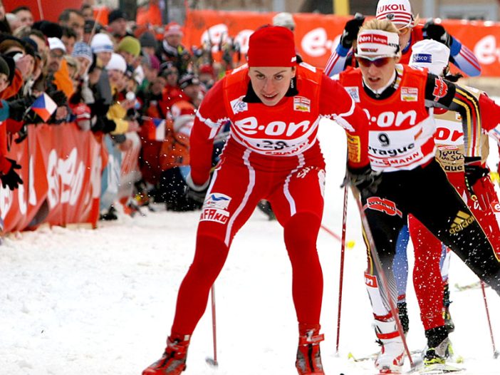 Justyna Kowalczyk at Tour de Ski
