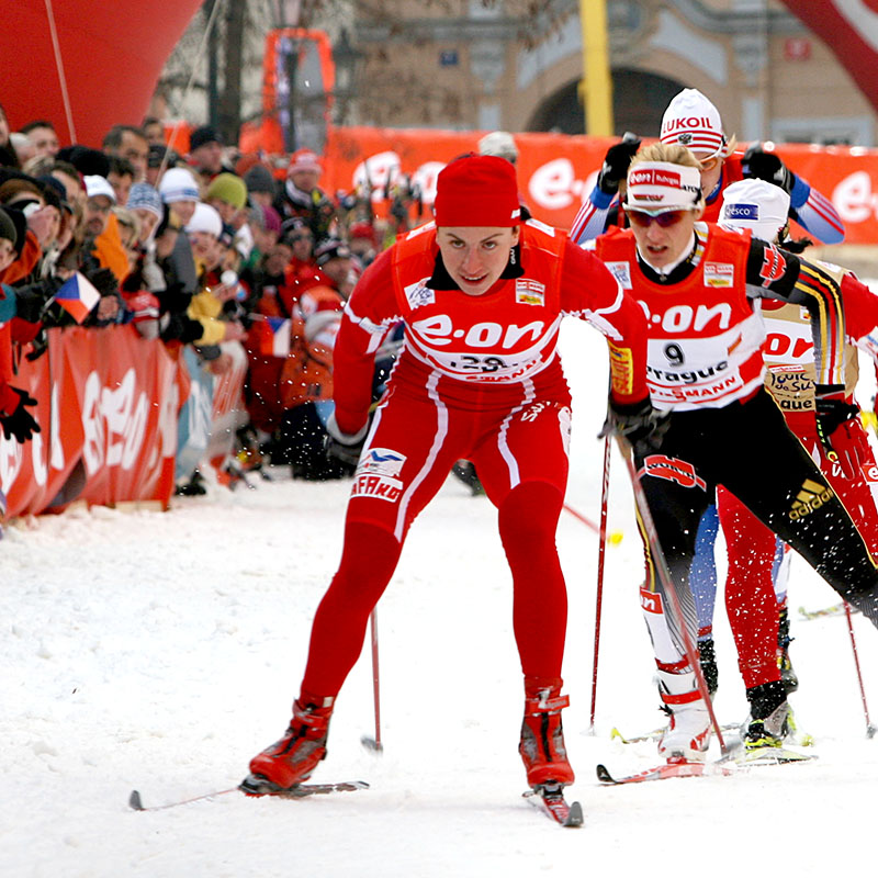 Justyna Kowalczyk at Tour de Ski
